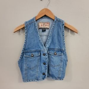 1980s Express Jean Vest